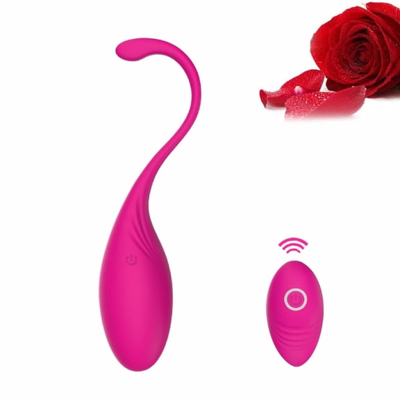 ESPULL Silicone Pelvic Muscle Trainer Vibrating Remote Control Red