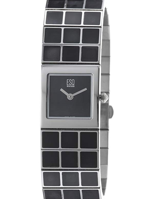 ESQ Movado Roxanne Ladies Watch ESQ Movado Roxanne Black MOP Dial Steel Quartz Ladies Watch  main image 3