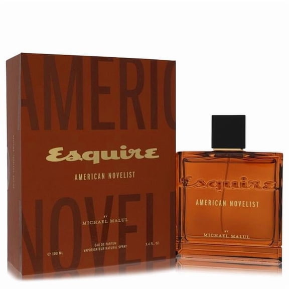 Michael Malul 568273 3.4 oz Esquire American Novelist Eau De Parfum Spray for Men