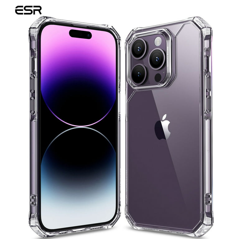 ESR Air Armor Case, Compatible with iPhone 14 Pro Max Case (6.7 inch) 2022,  High Strength Drop Protection, Shock-Absorbing Corners, Clear 