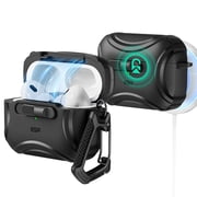 ESR Protective Cover Compatible with AirPods Pro 2nd & 1st Gen (USB-C/Lightning), Drop-Proof Lock & Easy Open, Magnetic 