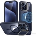 thumbnail image 1 of ESR Classic Hybrid Case with Stash Stand (HaloLock) iPhone 15 Pro Max Blue, 1 of 8