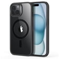 thumbnail image 1 of ESR Classic Hybrid Magnetic Case with HaloLock for iPhone 15, Magnetic MagSafe, Shockproof Ultra-high Hardness Protection, Clear Black, 1 of 9