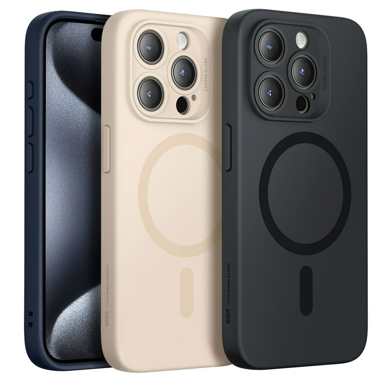 ESR Cloud Soft Case (HaloLock) Compatible with iPhone 15 Pro Max