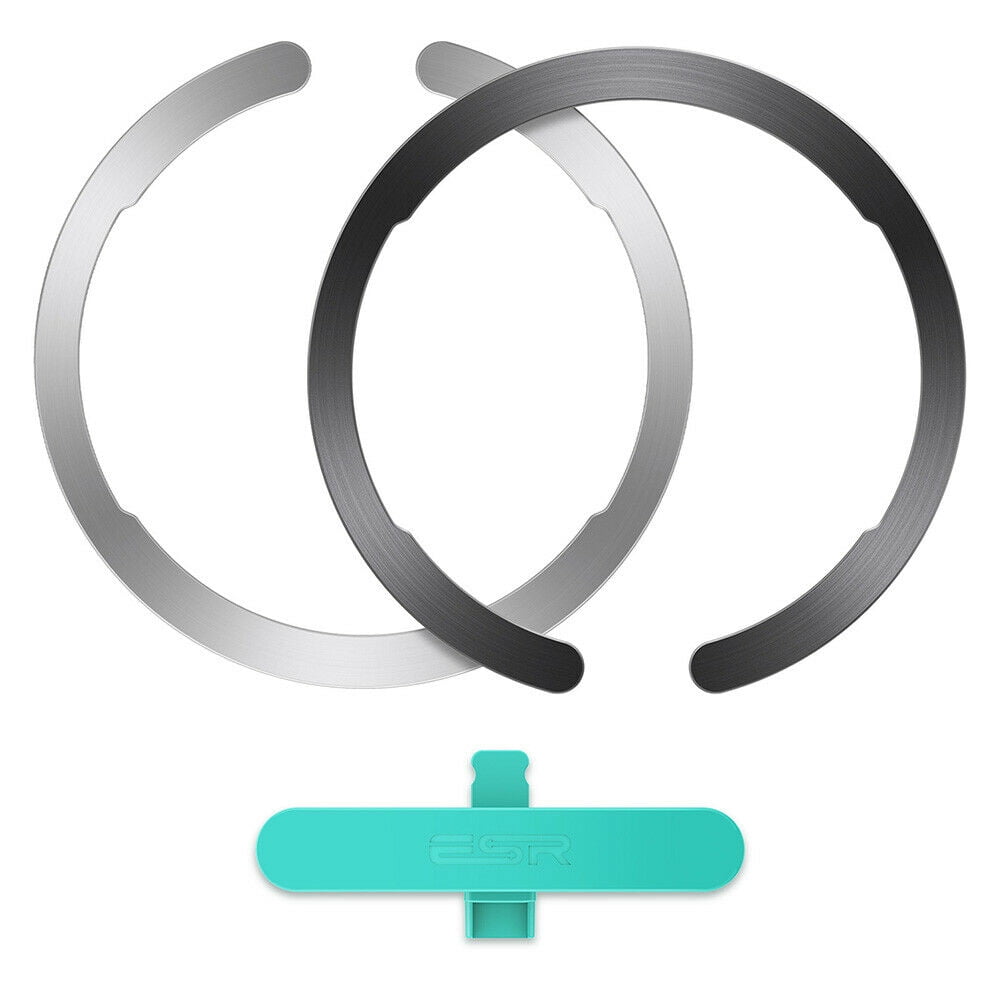 ESR HaloLock, MagSafe Compatible Universal Magnetic Ring 2-Pack Coversion  Kit