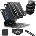 thumbnail image 1 of ESR Keyboard Case for iPad Pro 11" (M5/M4, 2024/2025) & 5th Gen, Easy‑Set Magnetic Stand with Portrait & Landscape Modes, Removable Protective Cover, Black, 1 of 9