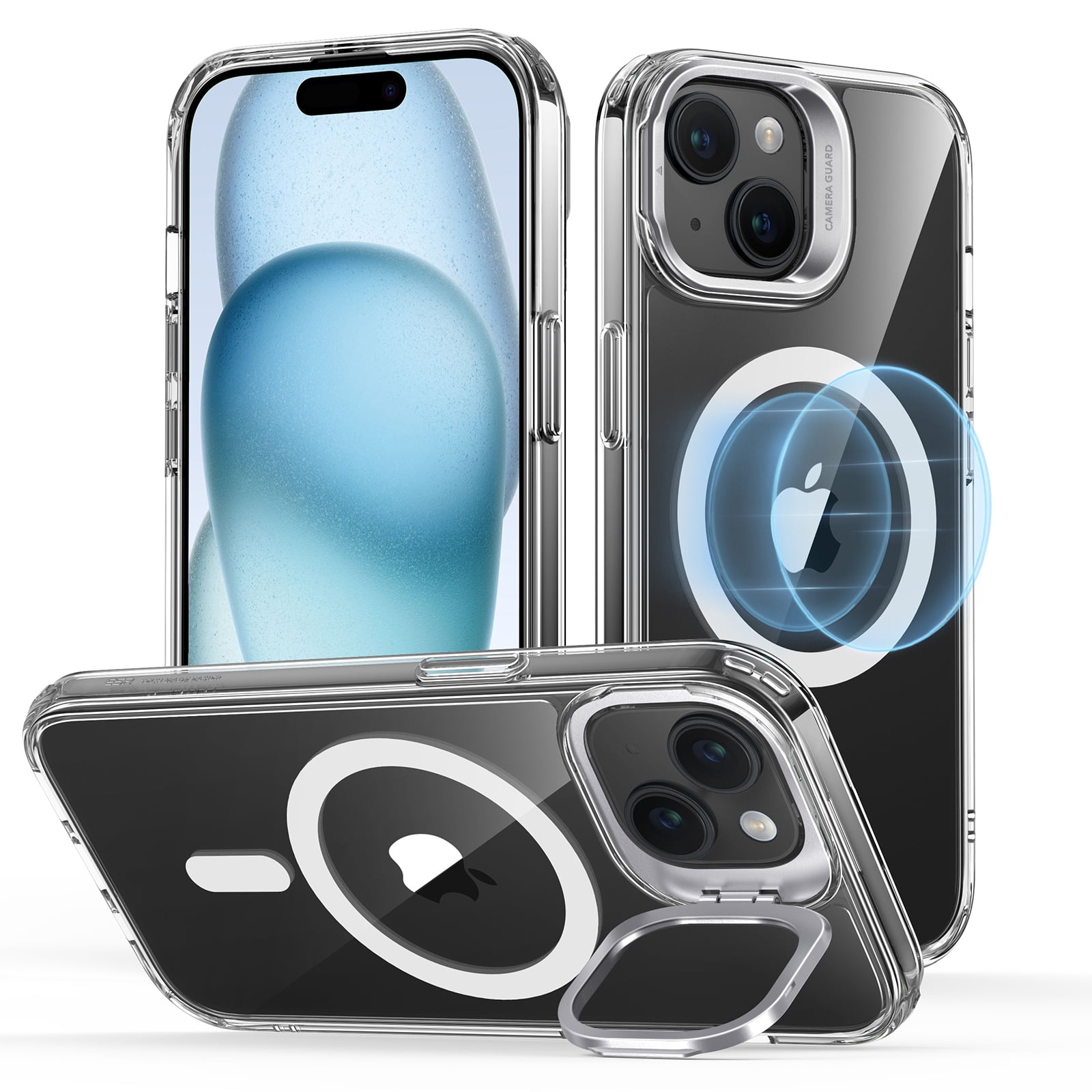 The ESR Hybrid Clear case with stand. : r/iPhone15Pro