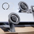 thumbnail image 1 of ESR Magnetic Car Mount Compatible with iPhone 17e/Air/17-12, S26/S25 & Pixel 10, Tesla Touchscreen & Dashboard/Air Vent Holder with 2 Metal Rings, Charging Not Supported, 1 of 8
