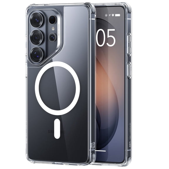 ESR Magnetic Case Compatible with Samsung Galaxy S26 Ultra, Military-Grade Shockproof & MagSafe Compatible Magnetic Case, Clear