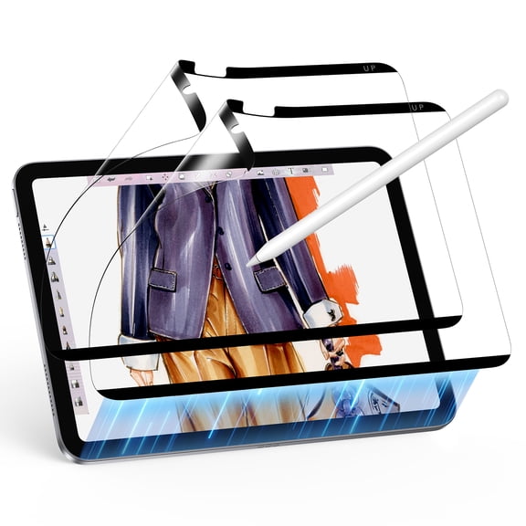 ESR Paper-Feel Magnetic Screen Protector Compatible with iPad 11th Gen (A16, 2025) & 10th Gen (2022), Detachable & Reusable Matte Finish, Write & Draw like on Paper, 2 Pack