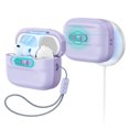 thumbnail image 1 of ESR Protective Case with Lanyard Compatible with AirPods Pro 3 (2025, USB-C), Magnetic Lid Lock & Drop Protection, Purple, 1 of 9
