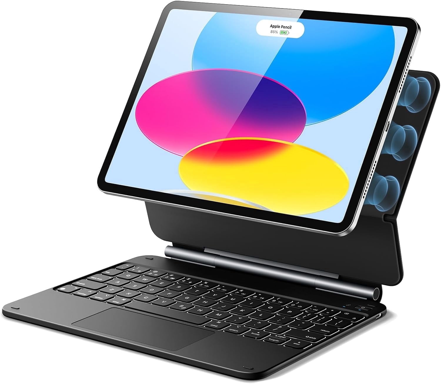 ESR Rebound Magic Keyboard Case for iPad 11th (A16, 2025) & iPad 10.9‑inch 10th Gen｜Floating Cantilever Stand｜Backlit Keys & Multi‑Touch Trackpad｜Black