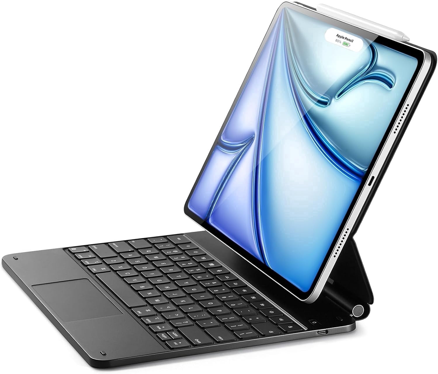 ESR Keyboard Case Compatible with iPad Air 13 Inch Case Keyboard M4/M3/M2 (2026/2025/2024) & iPad Pro 12.9 inch (6th/5th/5th/3rd), Floating Stand with Multi-Touch Trackpad, Black