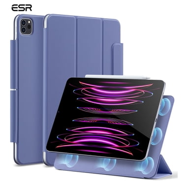 ESR Rebound Magnetic Case Compatible with iPad Pro 12.9 Inch (2022/2021/2020, 4th/3rd/2nd Generation), Magnetic Attachment, Two-Way Stand, Pencil 2 Support, Auto Sleep/Wake, Purple