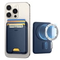 thumbnail image 1 of ESR Slim MagSafe Wallet Compatible with iPhone 17/16/15/14/13/12 Series and Selected Samsung Devices, 5-Card Holder with RFID Blocking, Dark Blue, 1 of 9