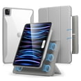 thumbnail image 1 of ESR for iPad Pro 11 Inch Case (2022/2021), iPad Pro 11 Case 4th/3rd Generation with Pencil Holder, Detachable Magnetic Cover, Vertical Stand, Auto Wake/Sleep, Rebound 360 Series, Gray, 1 of 8