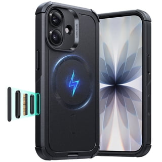 ESR Case Compatible with iPhone 17, 7X Military-Grade Drop Protection with Camera Control Button, MagSafe Compatible Shock-Absorbing Rugged Cover, Black