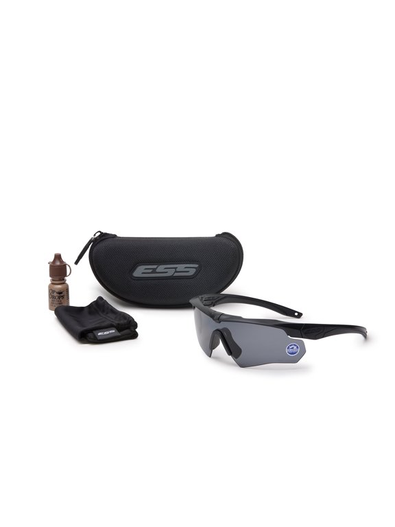 Crossbow Polar One Frame: Black, Lens: High Impact Plolarized Gray W/ Case and Microfiber Cleaning Pouch