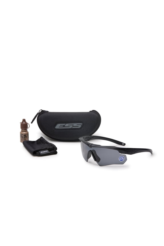 Crossbow Polar One Frame: Black, Lens: High Impact Plolarized Gray W/ Case and Microfiber Cleaning Pouch