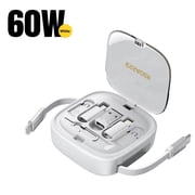 ESSAGER USB-C to USB-C Cable PD 60W Fast Charging Data Transfer Retractable Cord with Storage Box for Xiaomi Poco