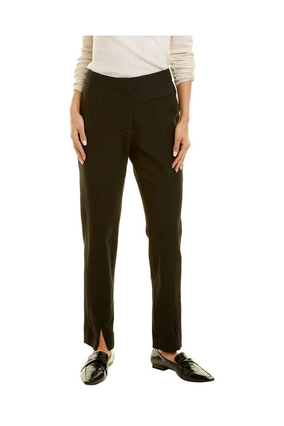 womens Cigarette Trouser, 8U/4, Black