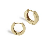 ESSENTIAL 18K Gold Plated Sterling Silver Small Huggies