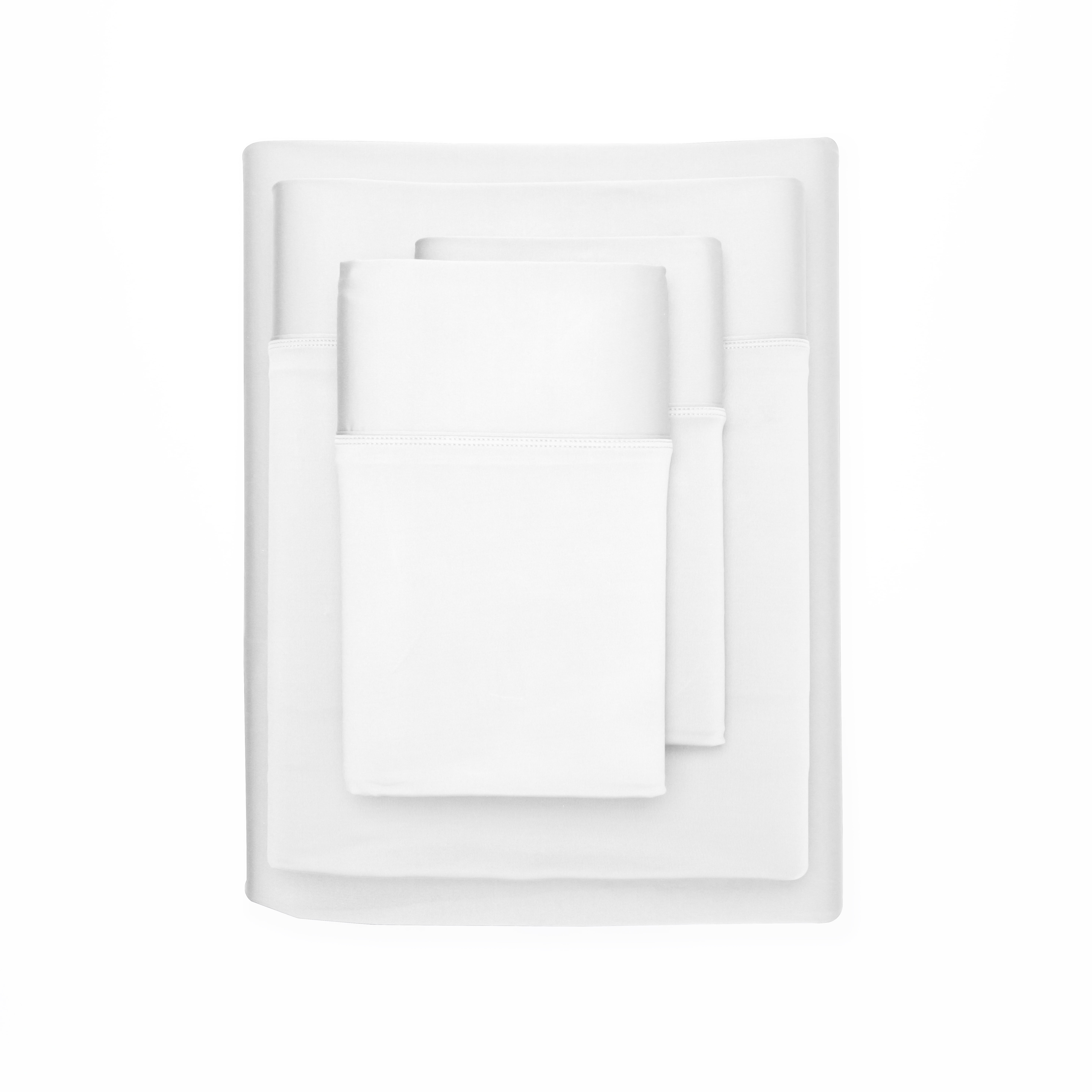 ESSENTIAL PERFORMANCE Sheet Set Powered By SHEEX, King/Cal King, Bright White