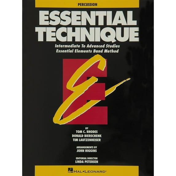 ESSENTIAL TECHNIQUE ORIGINAL SERIES (BLACK) PERCUSSION INTERMEDIATE/ADVANCED STUDIES