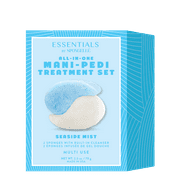 Essentials by Spongelle Seaside Mist Mani and Pedi Buffer Set