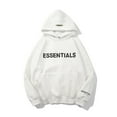 thumbnail image 1 of ESSENTIALS Hoodie Fleece Lined Hip Hop Sweatshirt Casual Streetwear for Men and Women, 1 of 6
