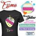 thumbnail image 1 of ESSMO™ Neo Chrome Glitter Holographic Sparkle T-Shirt Heat Transfer Vinyl HTV DHFL03 20"x24" (inches), 1 of 6