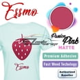 thumbnail image 1 of ESSMO Passion Pink Matte Solid Heat Transfer Vinyl HTV Sheet T-Shirt 20" Wide Iron On Heat Press DP08 20"x12", 1 of 7