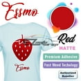 thumbnail image 1 of ESSMO Red Matte Solid Heat Transfer Vinyl HTV Sheet T-Shirt 20" Wide Iron On Heat Press DP10 20"x36", 1 of 7
