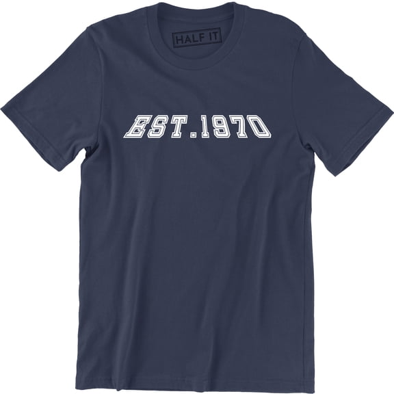 EST. 1970 Establish Birthday Birth Year Vintage Men's T-Shirt