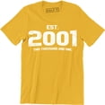 thumbnail image 1 of EST. Established 2001 - , 18th BIRTHDAY (2019) Men's T-Shirt, 1 of 4