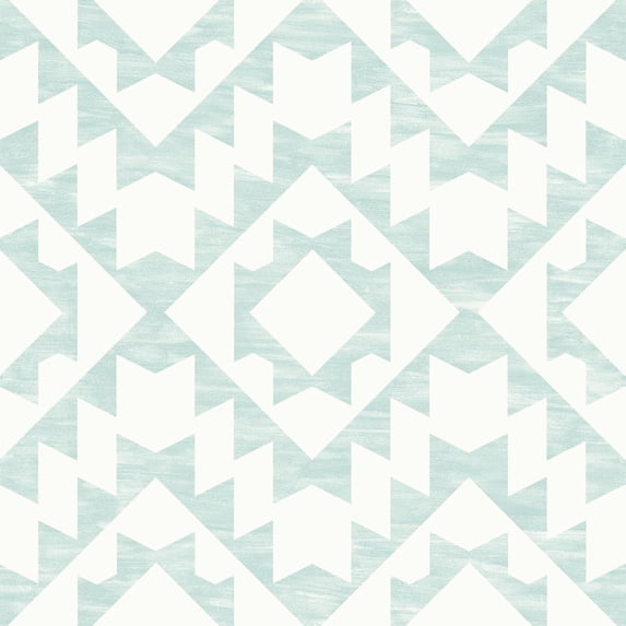 ESTA Home Fantine Mint Geometric Wallpaper, 20.5-in by 33-ft