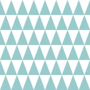 ESTA Home Verdon Aquamarine Geometric Wallpaper, 20.5-in by 33-ft