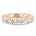 thumbnail image 1 of ESTE ORIGIN 2.5mm Round Lab-Grown Diamond Full Eternity Ring – 1.56Ct, 25 Stones, VS1 Clarity in 14K Rose Gold for Women, 1 of 6