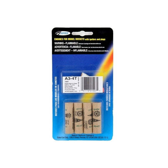 ESTES 1507 EST1507 A3-4T Mini Enginee (4) 001507 ES1507