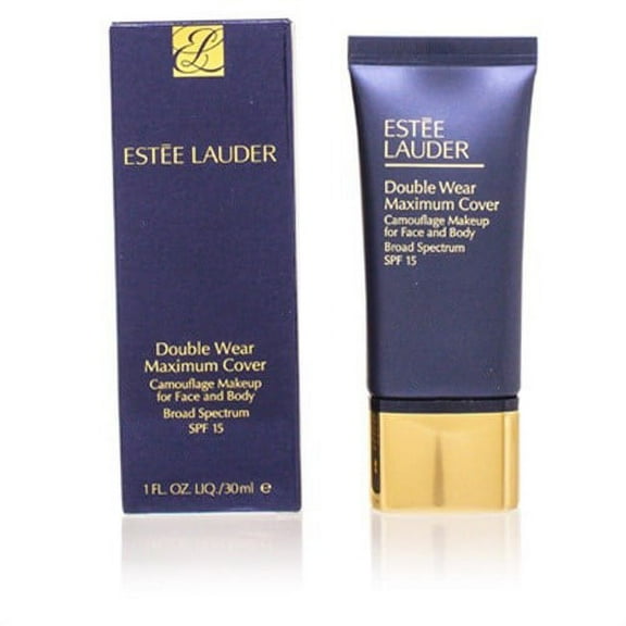 ESTEE LAUDER DOUBLE WEAR MAXIMUM COVER FOUNDATION 1.0 OZ COOL BONE ESTEE LAUDER/DOUBLE WEAR MAXIMUM COVER CAMOUFLAGE MAKEUP 1C1 COOL BONE 1 OZ FOR FACE & BODY BROAD SPECTRUM SPF 15