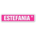thumbnail image 1 of ESTEFANIA Street Sign Childrens Name Room Sign | Indoor/Outdoor |  30" Wide, 1 of 5