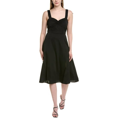 ESTELLINA womens  Midi Dress, l, Black
