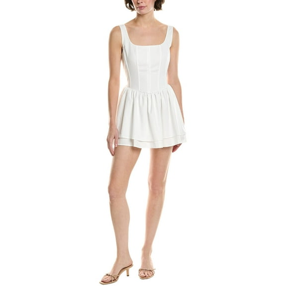 ESTELLINA womens REVERIEE Mini Dress, s, White