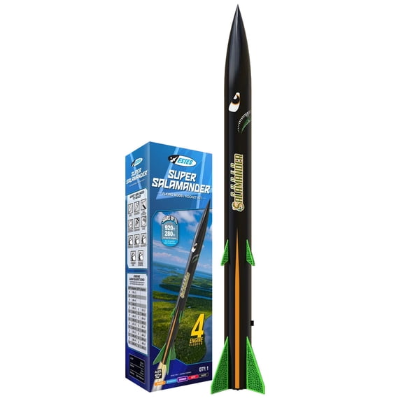 ESTES 658 SUPER SALAMANDER FLYING MODEL ROCKET KIT space launch EST658 NEW