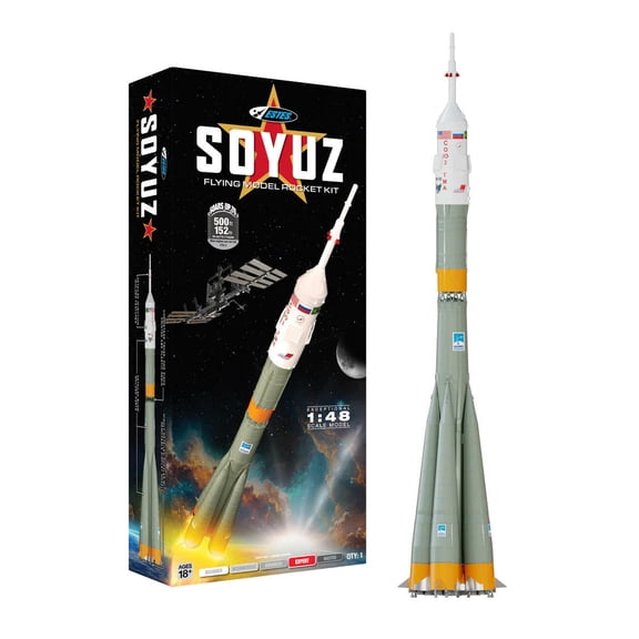 ESTES 9732 PRO SERIES II SOYUZ FLYING MODEL ROCKET KIT EST9732