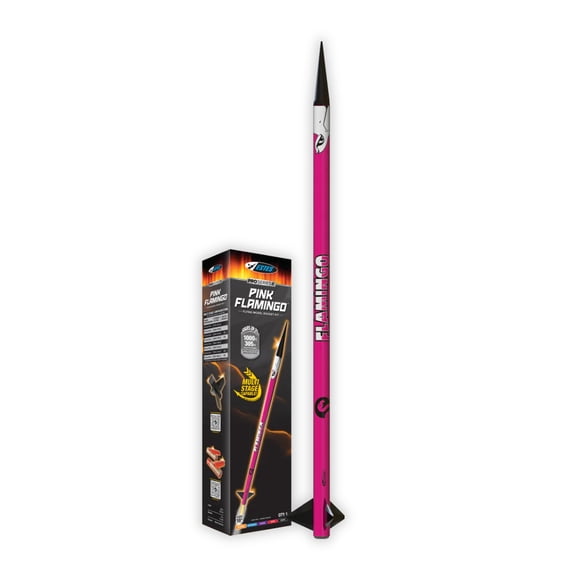 ESTES 9736 PRO SERIES II PINK FLAMINGO FLYING MODEL ROCKET KIT EST9736