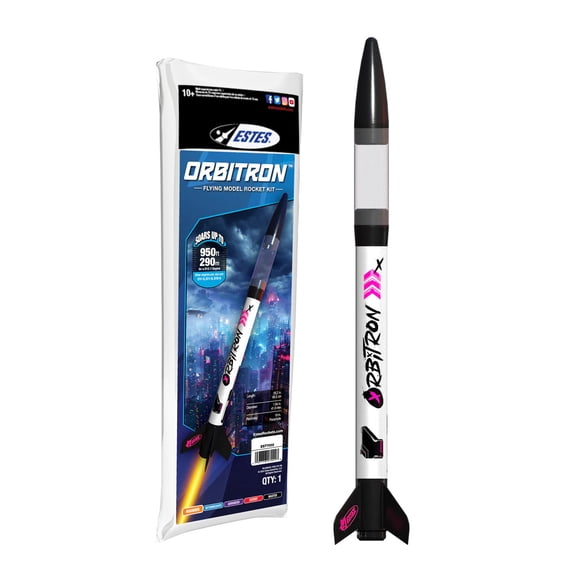 ESTES ORBITRON FLYING MODEL ROCKET KIT SKILL BEGINNER EST7002