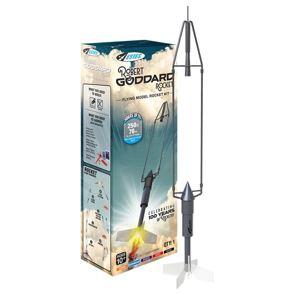 ESTES ROBERT GODDARD INTERMEDIATE ROCKET KIT EST0664