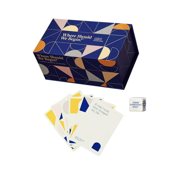 ESTHER PEREL Where Should We Begin? A Game of Stories - Conversation Cards for Couples & Friends - Interactive Couples Game with 200 Prompt Cards - 2-6 Player - Card Games for Couples & Date Night