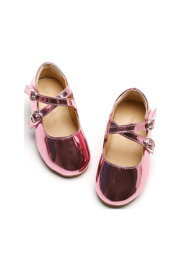 Girl's Toddler/Little Kid Ballet Mary Jane Dress Shoes (AG246 Pink/Toddler 5M)